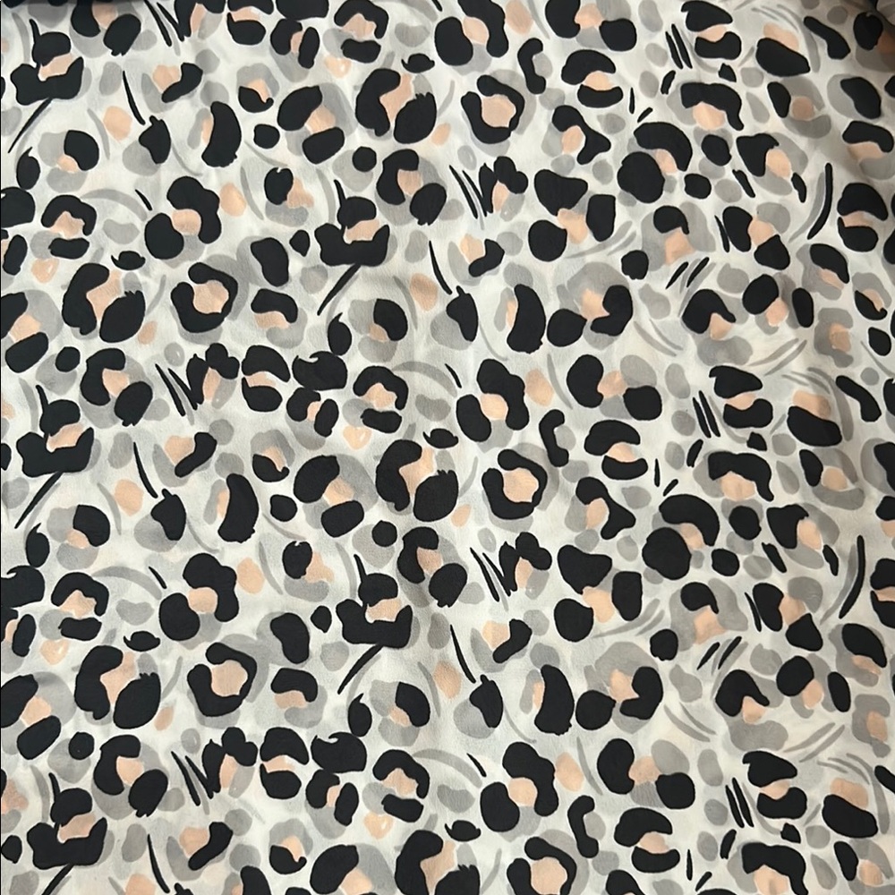 Women's LOFT Leopard Print Top - Picture 2 of 4
